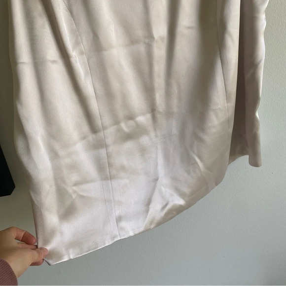 Gorgeous Silk-look  Champagne Scoop Neck Tank Top Size 20 XXL - Picture 9 of 12